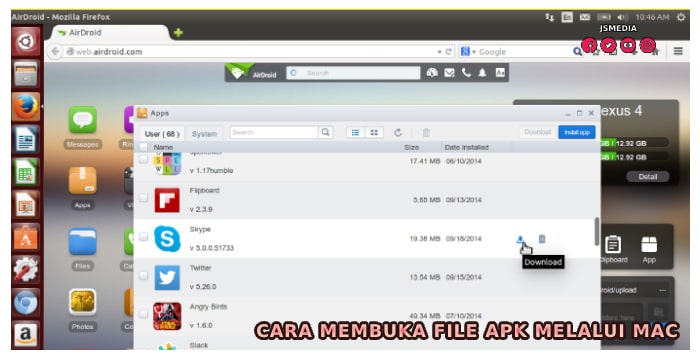 Cara Membuka File Apk melalui Mac
