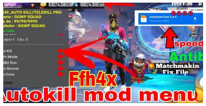 Apa Itu Mod Menu Free Fire H4X?