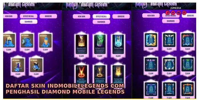 Daftar Skin Indmobilelegends Com Penghasil Diamond Mobile Legends