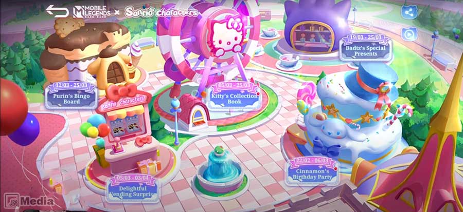 Tanggal Rilis Kolaborasi Mobile Legends x Hello Kitty