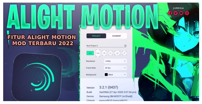 Fitur Alight Motion Mod Terbaru 2022