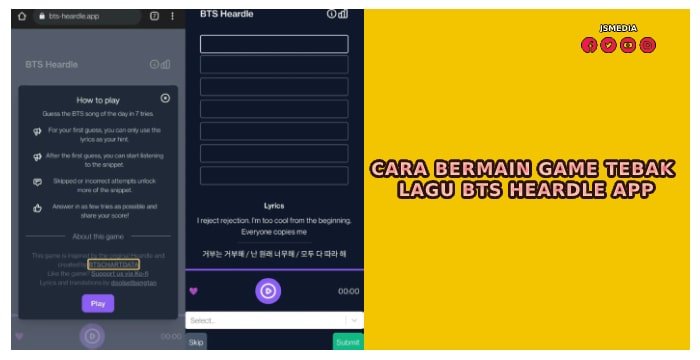 Apa Itu BTS Heardle App? Ini Artinya Dijamin Bikin Seru