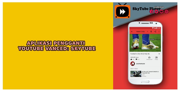 Aplikasi Pengganti Youtube Vanced: Skytube