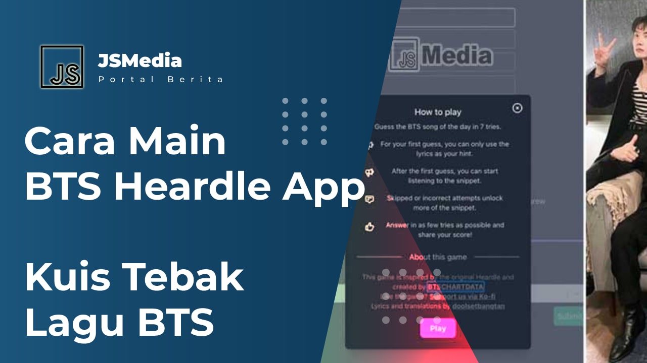 Cara Main BTS Heardle App