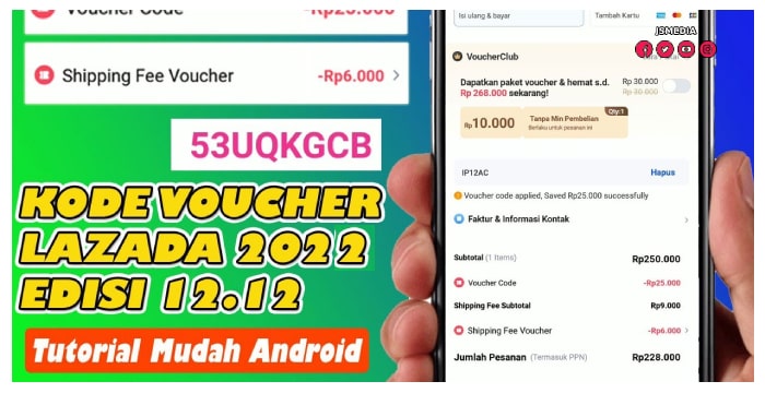 Cara Mendapatkan Kode Voucher Lazada