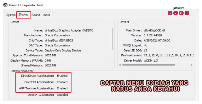 Cara Melihat Spesifikasi PC Menggunakan DXDIAG, Mudah Banget