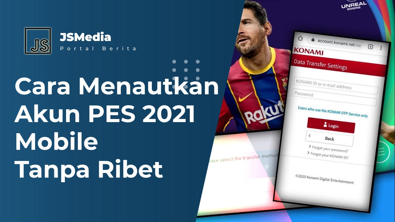 Cara Menautkan Akun PES 2021 Mobile