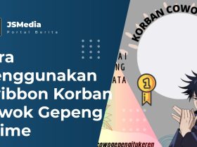 Cara Menggunakan Twibbon Korban Cowok Gepeng Anime