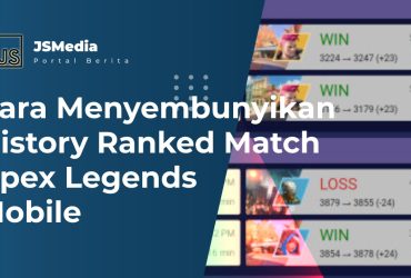 Cara Menyembunyikan History Ranked Match Apex Legends Mobile