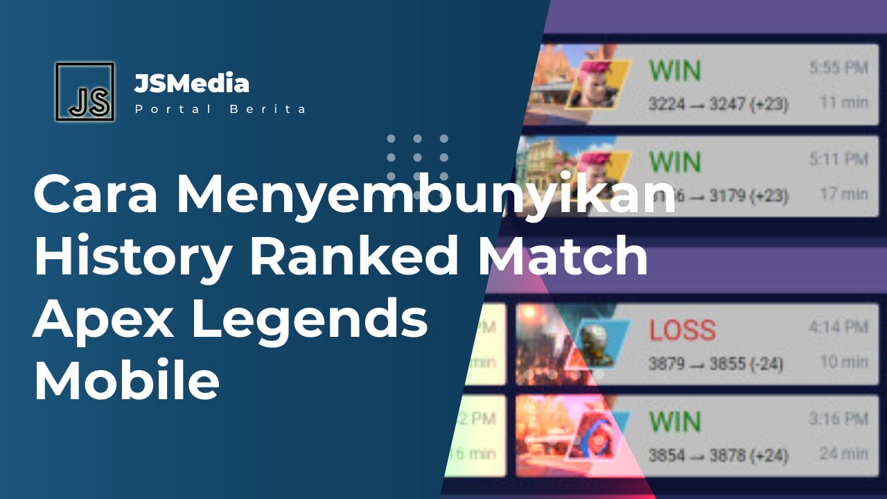 Cara Menyembunyikan History Ranked Match Apex Legends Mobile