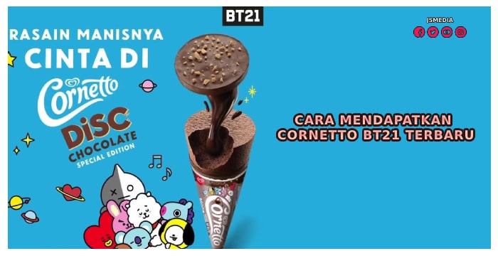 Cara Mendapatkan Cornetto BT21 Terbaru