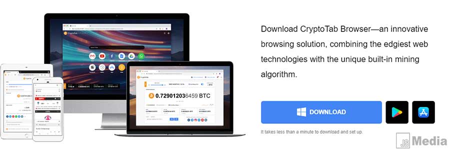 CryptoTab Penghasil Bitcoin Gratis 