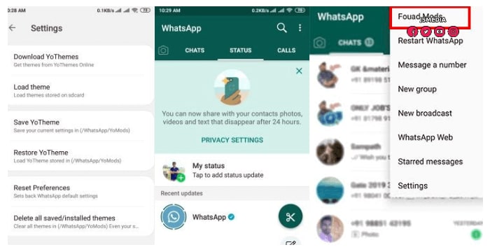 Download Fouad WhatsApp 9.25