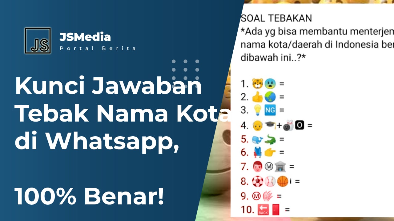 Kunci Jawaban Tebak Nama Kota