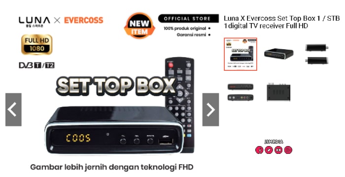Luna X Evercross STB Pro: Produk STB TV Digital Terbaik