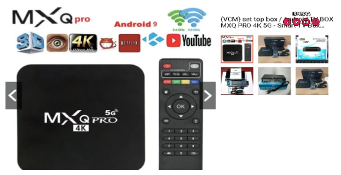 Produk STB TV Digital: MXQ-Pro 4K 5G, Android Smart TV