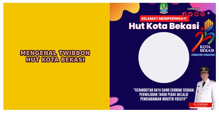 Mengenal Twibbon HUT Kota Bekasi 