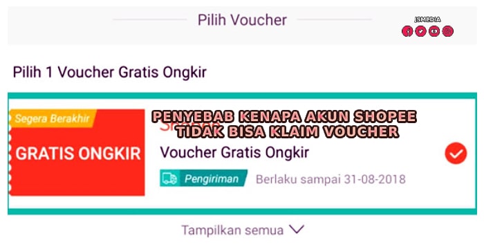 Penyebab Kenapa Akun Shopee Tidak Bisa Klaim Voucher