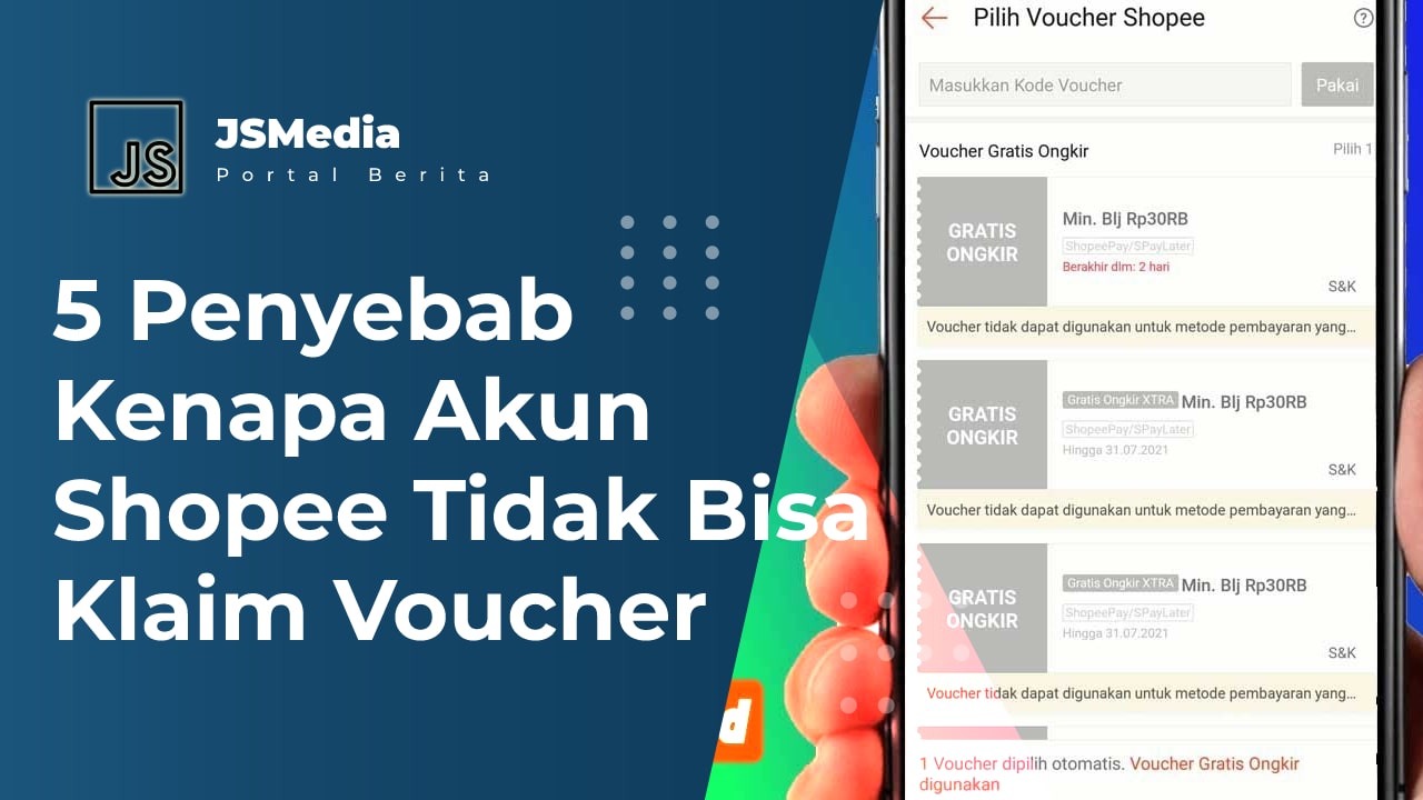 Penyebab Kenapa Akun Shopee Tidak Bisa Klaim Voucher