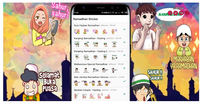 Aplikasi Stiker Sahur Whatsapp