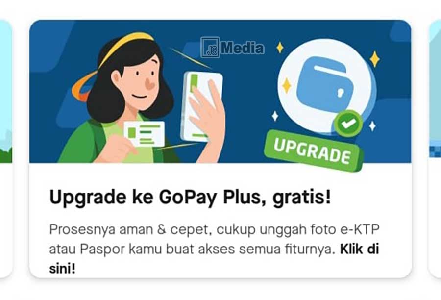 Cara Upgrade Gopay Plus Tanpa KTP