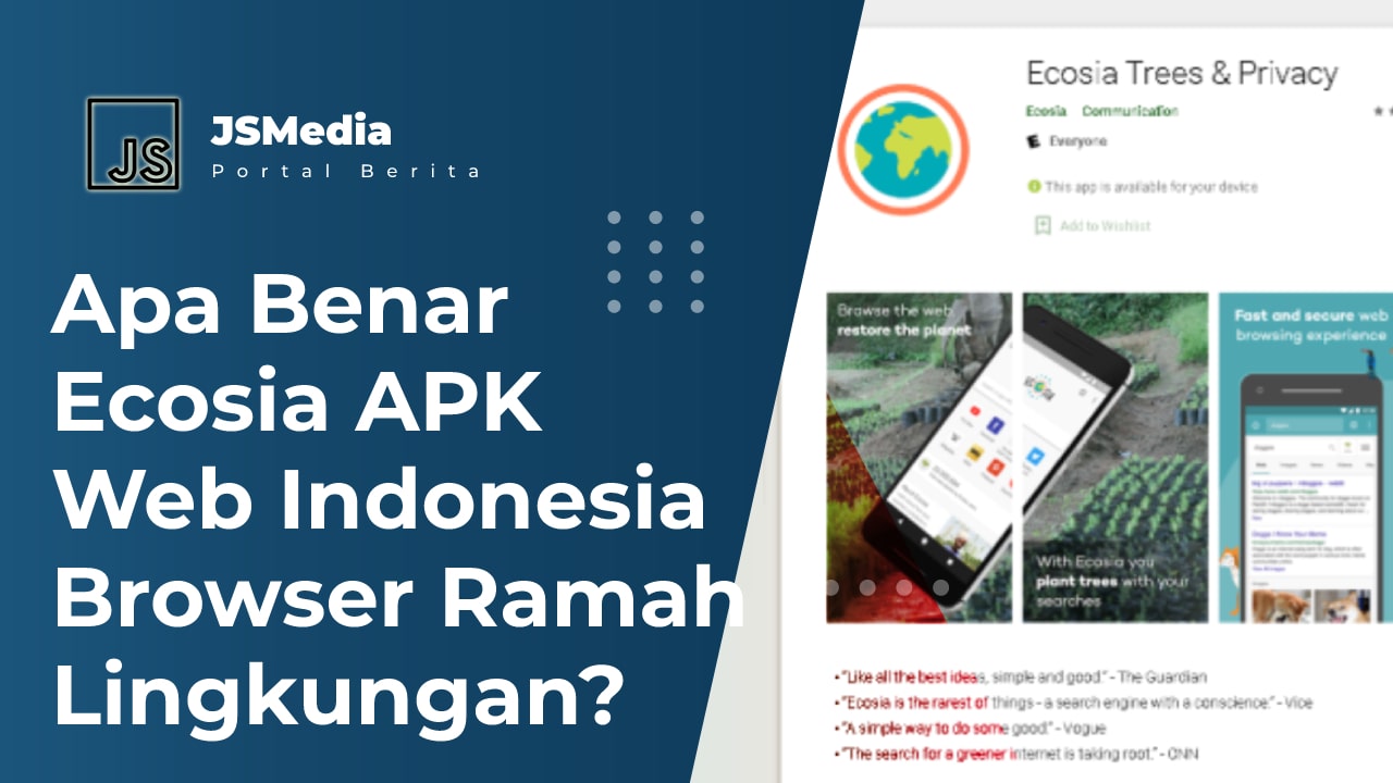 Ecosia APK Web Indonesia