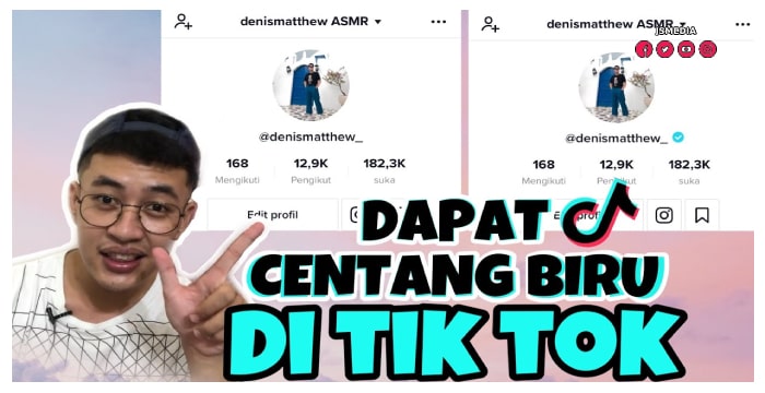 Emoji Centang Biru TikTok