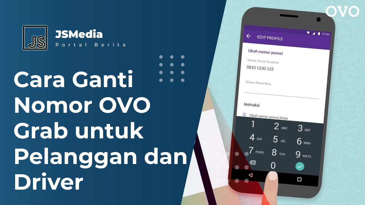 Ganti Nomor OVO Grab