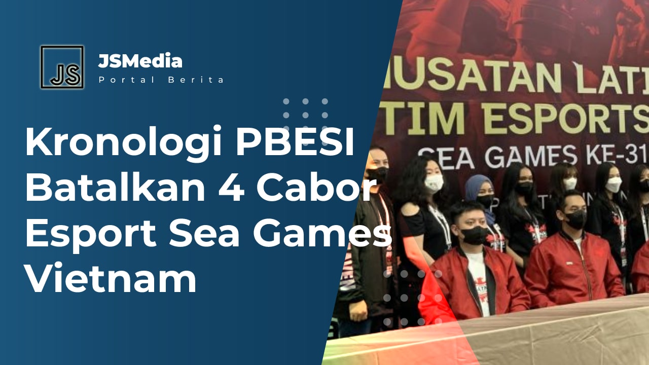 Kronologi PBESI Batalkan 4 Cabor Esport Sea Games