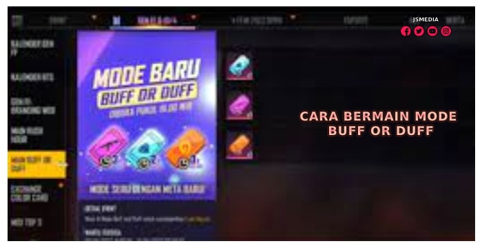 Mode Buff or Duff di Free Fire