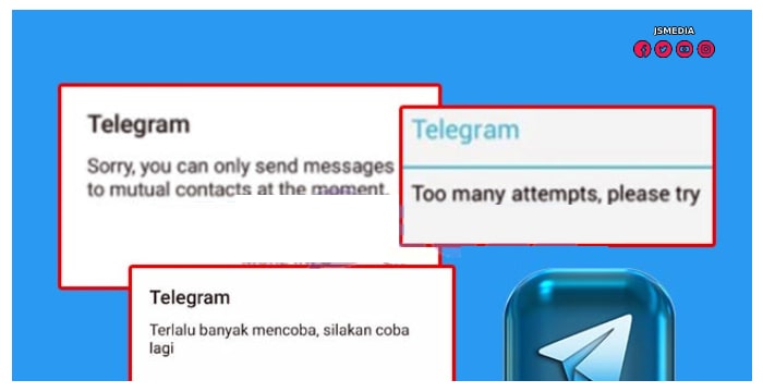 Penyebab Limit Telegram