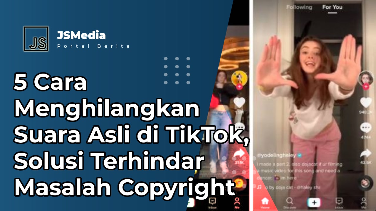 Cara Menghilangkan Suara Asli di TikTok