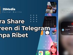 Cara Share Screen di Telegram