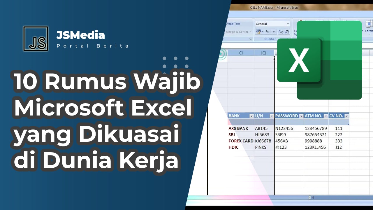Rumus Microsoft Excel