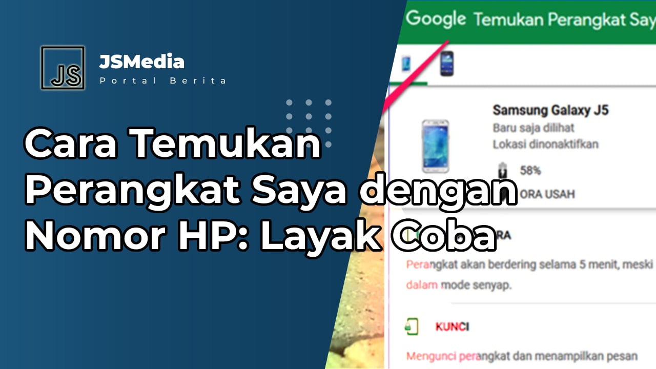 Cara Temukan Perangkat Saya dengan Nomor HP