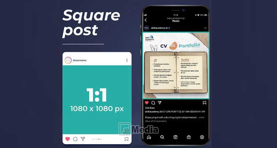 Ukuran Feed Postingan Instagram Lengkap