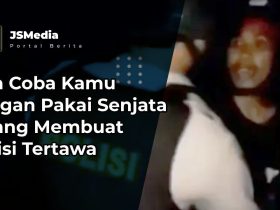 Apa Coba Kamu Jangan Pakai Senjata Buang Membuat Polisi Tertawa