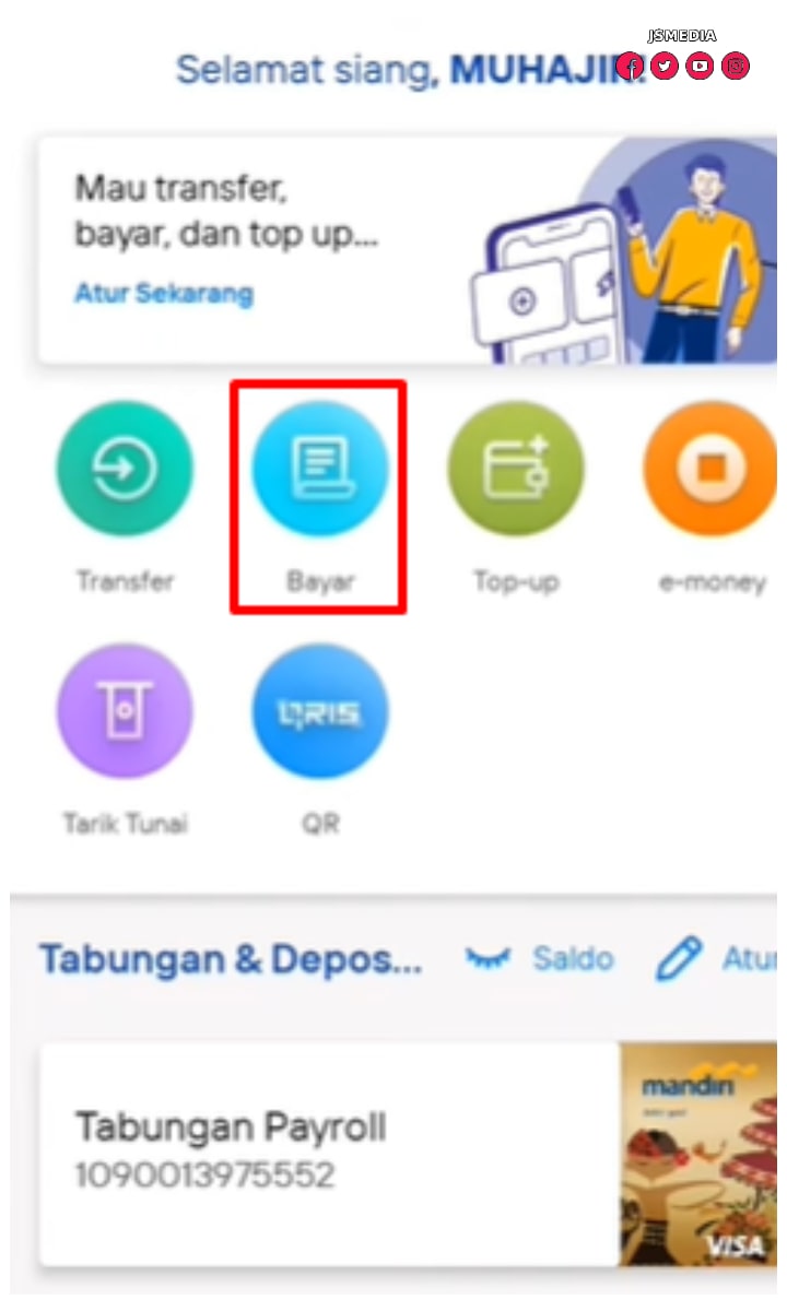 Menu Bayar