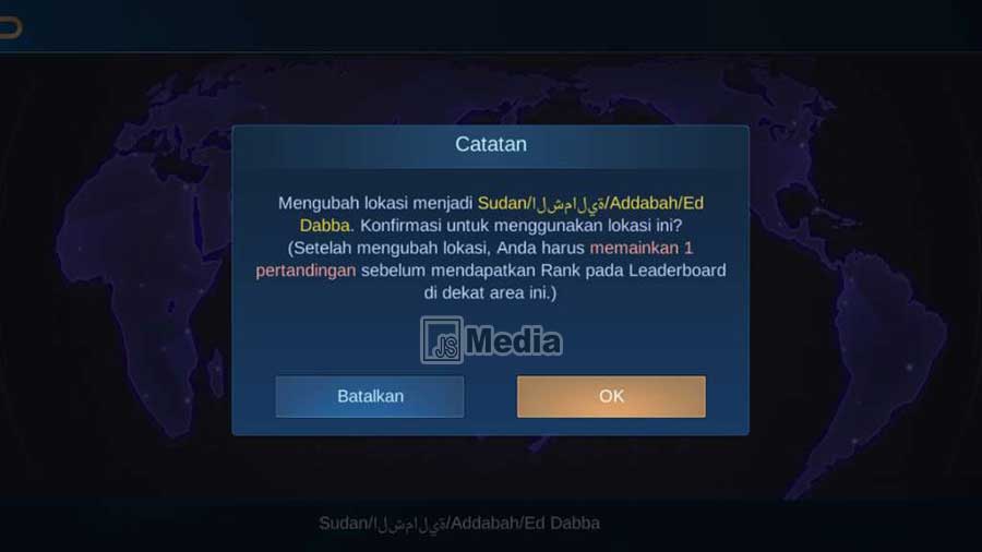 Cara Gunakan Fake GPS Mobile legends 