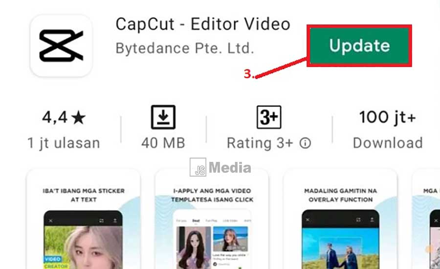 Cara Mengatasi Template CapCut Tidak Muncul