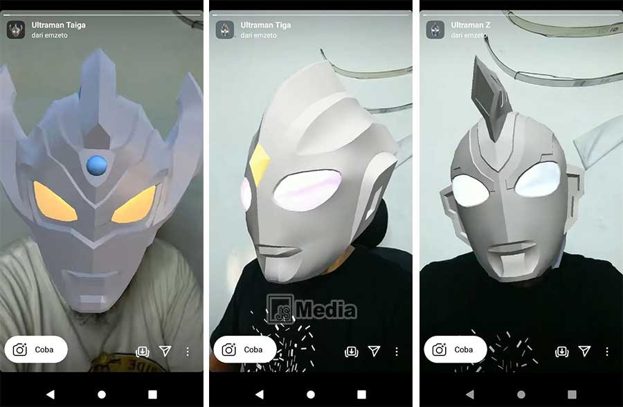 Filter Ultraman Instagram