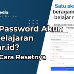 Lupa Password Akun Pembelajaran Belajar.id