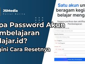 Lupa Password Akun Pembelajaran Belajar.id