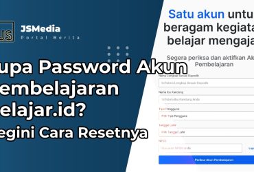 Lupa Password Akun Pembelajaran Belajar.id