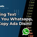 Scrolling Text I Love You Whatsapp