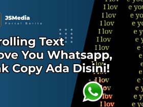 Scrolling Text I Love You Whatsapp