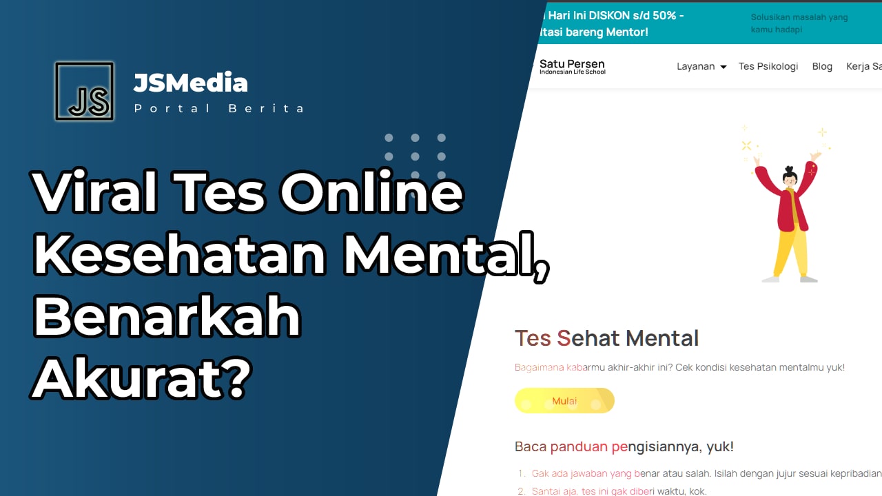 Viral Tes Online Kesehatan Mental