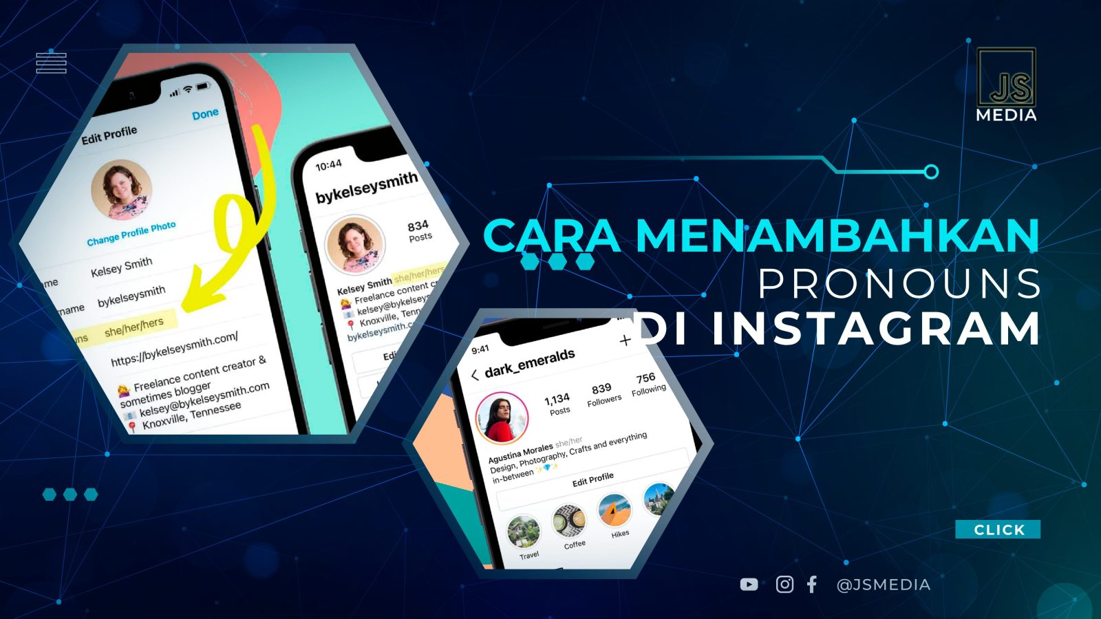 Cara Menambahkan Pronouns di Instagram