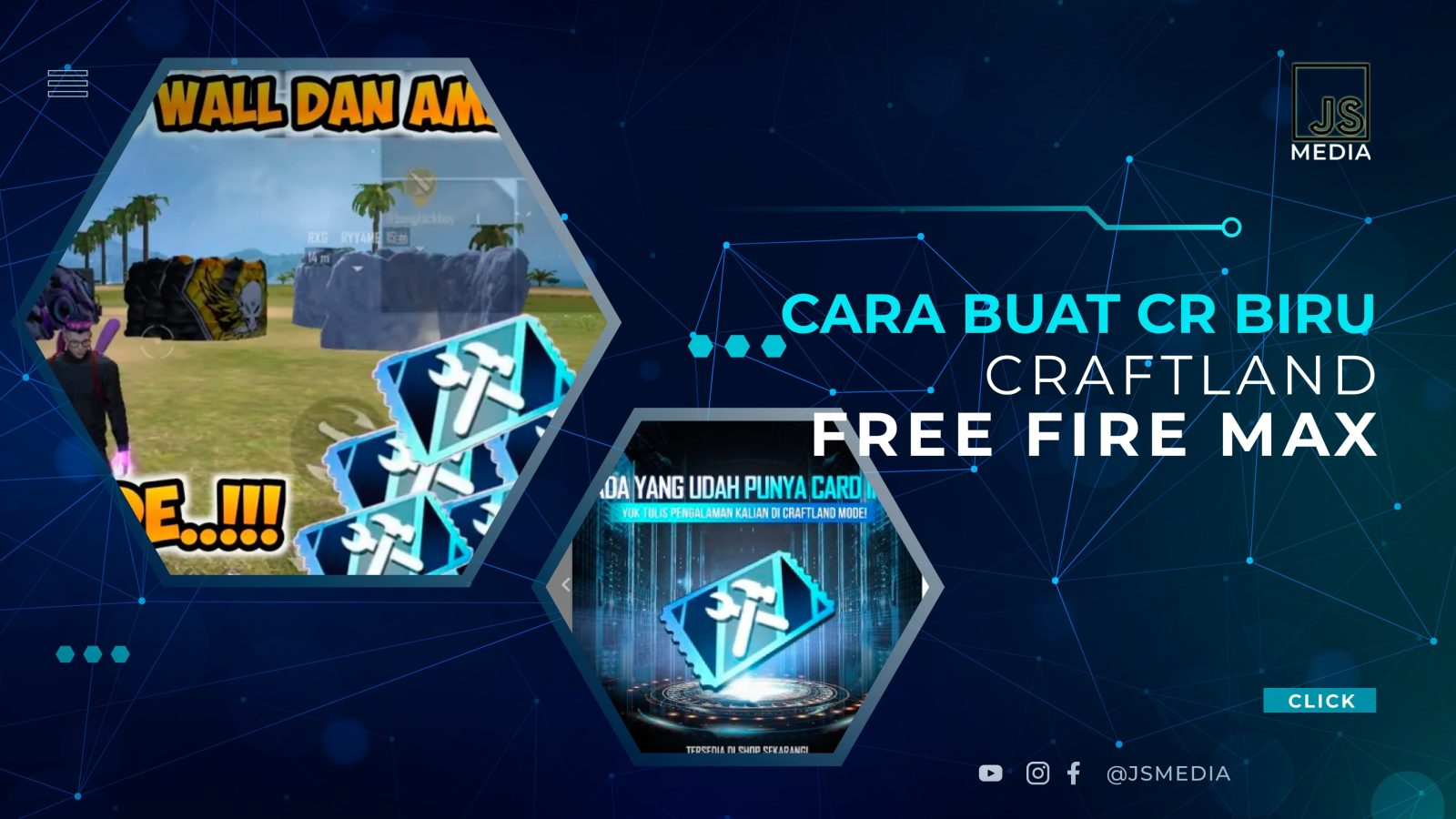 Cara Buat CR Biru Craftland Free Fire Max