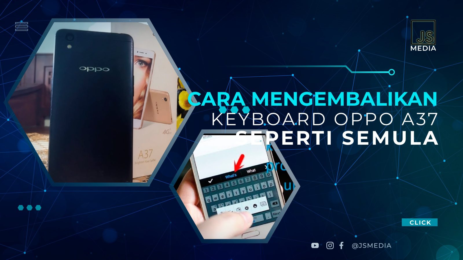 Cara Mengembalikan Keyboard Oppo A37